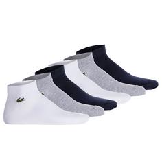 Lacoste Socken Freizeitsocken Weiß/Grau/Dunkelblau
