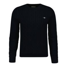 GANT Strickpullover Strickpullover Herren Blau