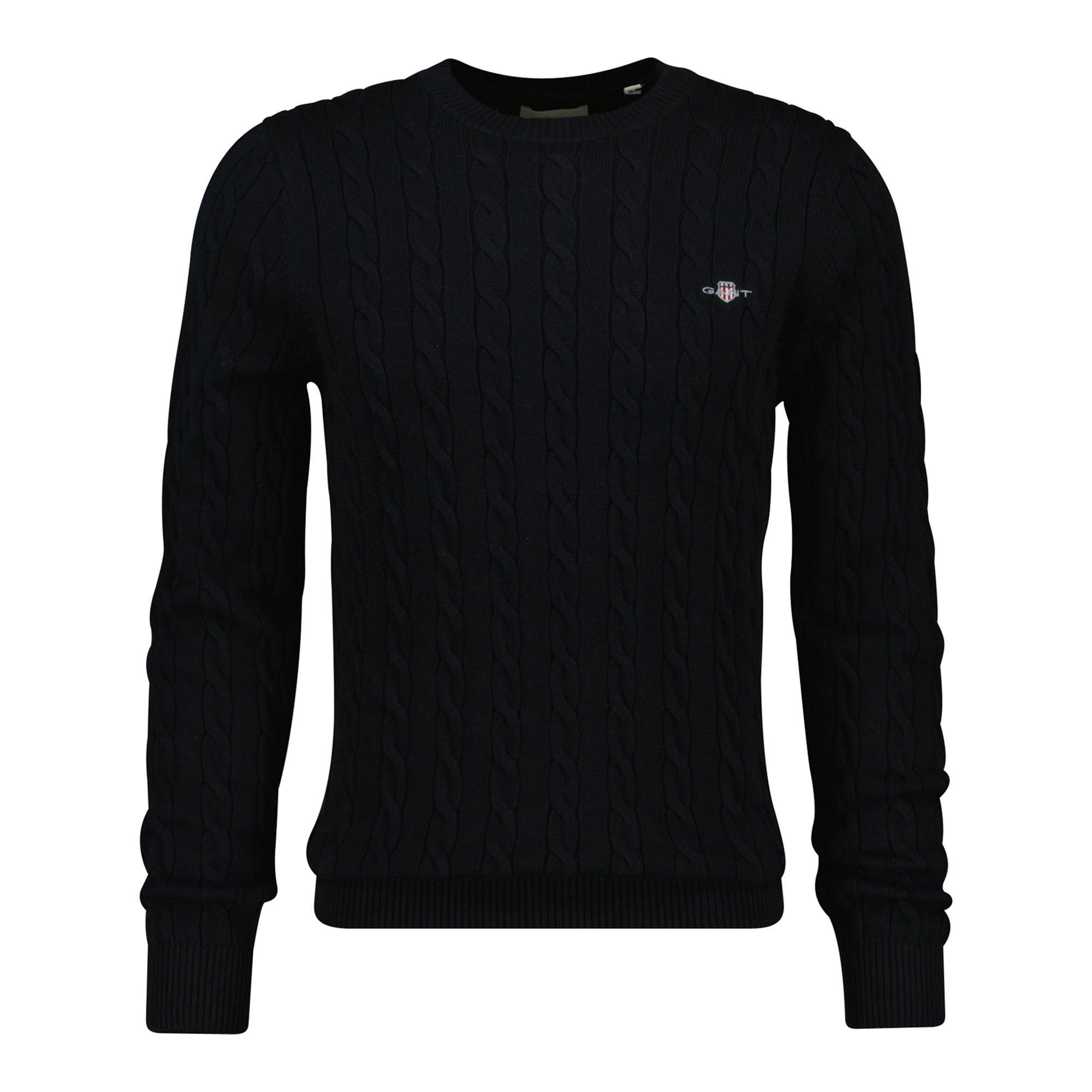 GANT Strickpullover Strickpullover Herren - Schwarz