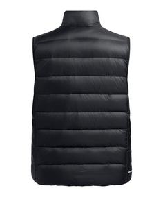 Rückansicht von Under Armour UA Legend Weste Laufjacke Herren schwarzweiss