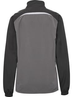 Rückansicht von hummel Funktionssweatshirt Damen STEEL GRAY/ASPHALT