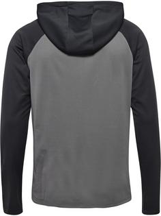 Rückansicht von hummel Funktionssweatshirt Herren STEEL GRAY/ASPHALT