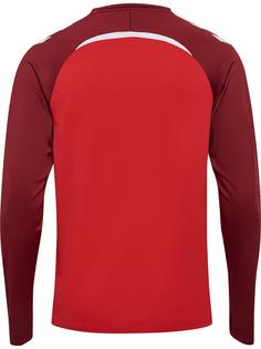 Rückansicht von hummel Funktionssweatshirt TRUE RED/MAROON