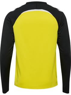 Rückansicht von hummel Funktionssweatshirt BLAZING YELLOW/BLACK