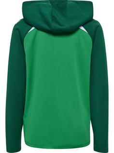 Rückansicht von hummel Funktionssweatshirt Kinder JELLY BEAN/EVERGREEN