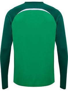 Rückansicht von hummel Funktionssweatshirt JELLY BEAN/EVERGREEN