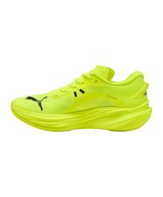 Rückansicht von PUMA Deviate NITRO 3 Laufschuh Laufschuhe Herren gelb