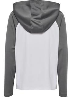 Rückansicht von hummel Funktionssweatshirt Kinder WHITE/STEEL GRAY