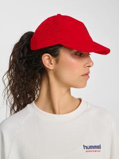 Rückansicht von hummel Hut MARS RED