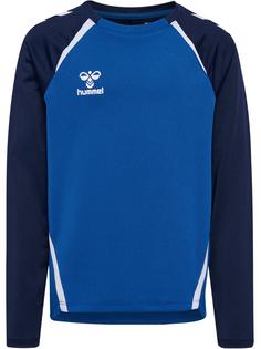 hummel Funktionssweatshirt Kinder TRUE BLUE/MARINE