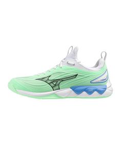 Rückansicht von Mizuno Hallenschuhe Herren gruen