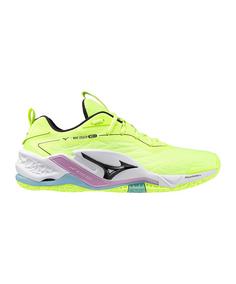 Mizuno Weiß Hallenschuhe Herren gelb