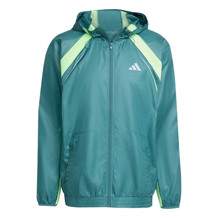 adidas adidas Tech Apparel Windbreaker Windbreaker Herren - Preloved Teal / Lime Burst - 0 | SportScheck