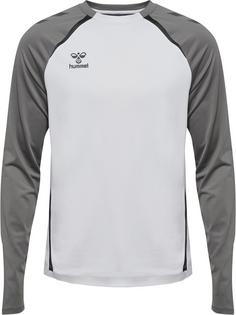 hummel Funktionssweatshirt WHITE/STEEL GRAY