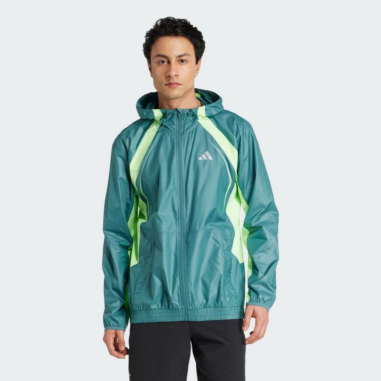 adidas adidas Tech Apparel Windbreaker Windbreaker Herren - Preloved Teal / Lime Burst - 0 | SportScheck
