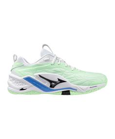 Mizuno Weiß Hallenschuhe Herren gruen