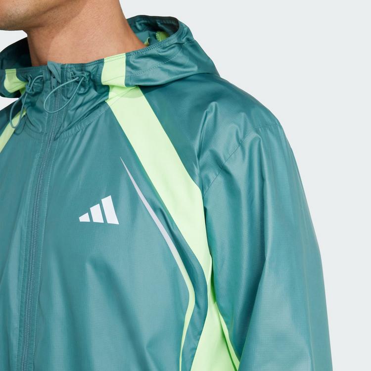 adidas adidas Tech Apparel Windbreaker Windbreaker Herren - Preloved Teal / Lime Burst - 0 | SportScheck