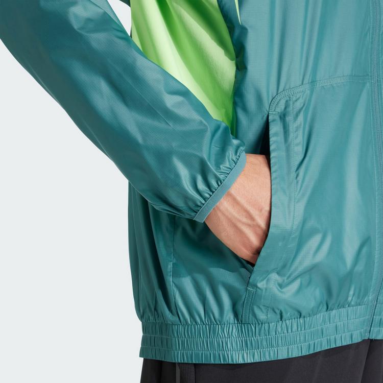adidas adidas Tech Apparel Windbreaker Windbreaker Herren - Preloved Teal / Lime Burst - 1 | SportScheck