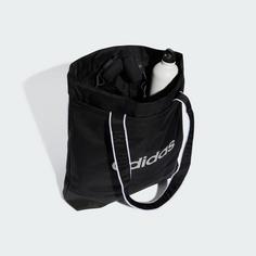 Rückansicht von adidas Linear Essentials Shopper Sporttasche Damen Black / Silver Metallic