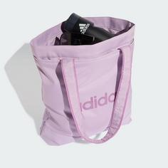 Rückansicht von adidas Linear Essentials Shopper Sporttasche Damen Powder Plum / Preloved Purple