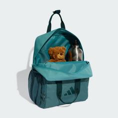 Rückansicht von adidas Rucksack Prime Kids Rucksack Daypack Kinder Powder Teal / Preloved Teal / Aurora Ivy