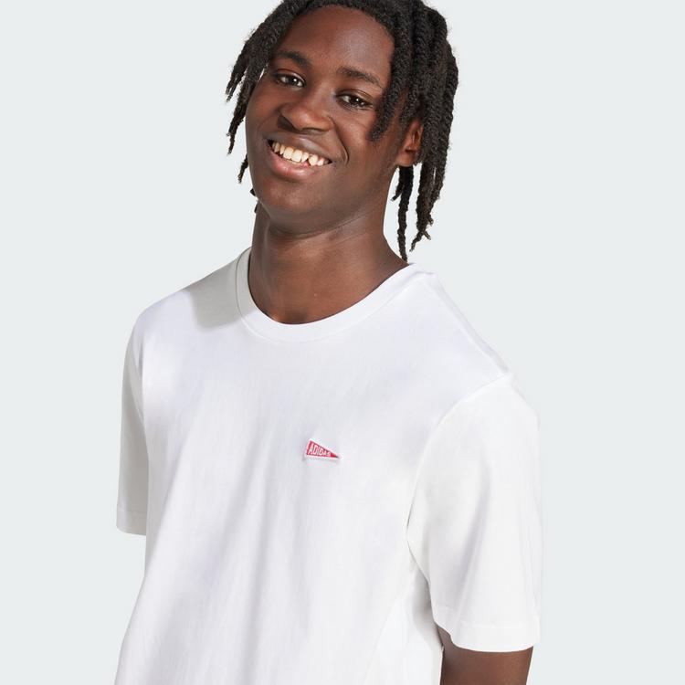 adidas adidas Graphic T-Shirt mit Wimpelmotiv T-Shirt Herren - White - 1 | SportScheck