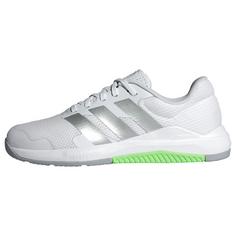 adidas Dropset Base Schuh Fitnessschuhe Damen Cloud White / Matte Silver / Lime Burst