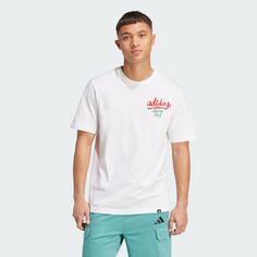 Rückansicht von adidas Food Sauce Grafik T-Shirt T-Shirt Herren White