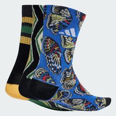 Rückansicht von adidas 3er-Pack Socken von adidas Farm Sportsocken Damen Multicolor / Multicolor / Black