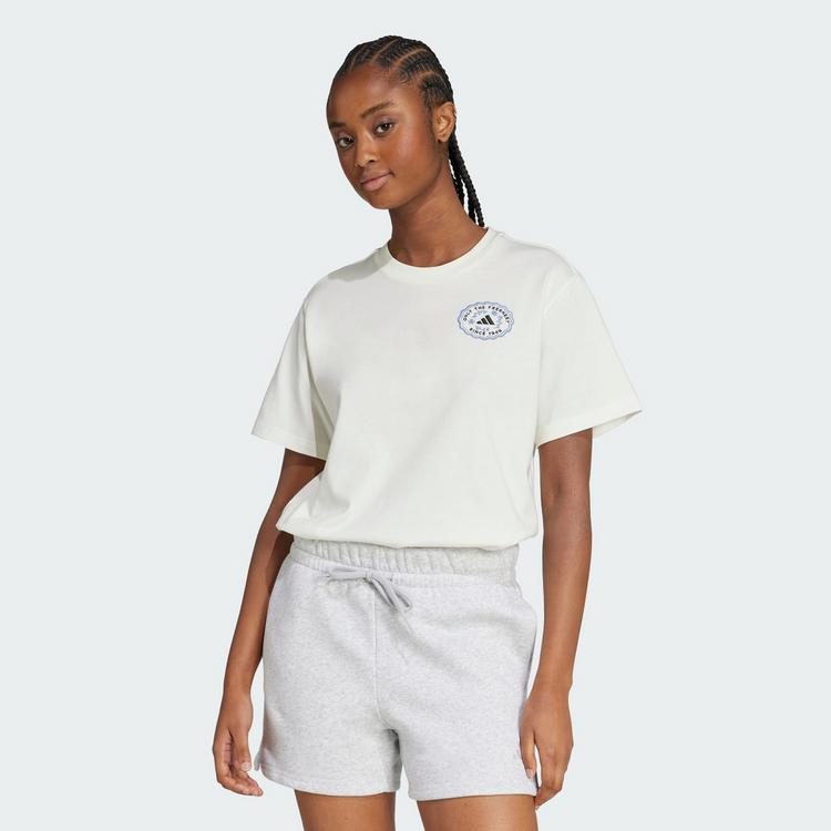 adidas adidas Farmers Market Graphic T-Shirt T-Shirt Damen - Off White - 0 | SportScheck