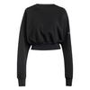 adidas Soft Lux Sweatshirt, locker geschnitten Sweatshirt Damen - Black