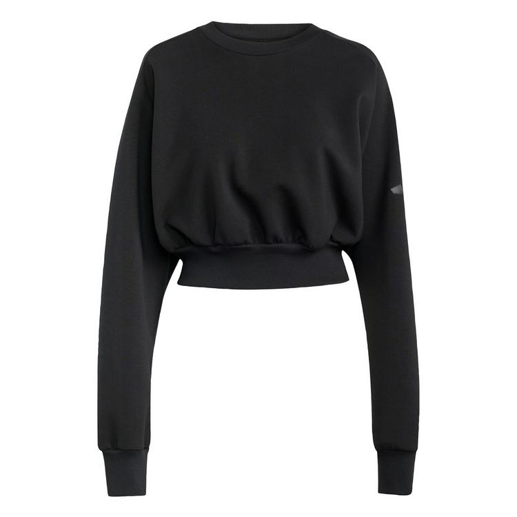 adidas adidas Soft Lux Sweatshirt, locker geschnitten Sweatshirt Damen - Black - 0 | SportScheck