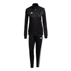 adidas Tiro 25 Essentials Trainingsanzug Trainingsanzug Damen Black / White