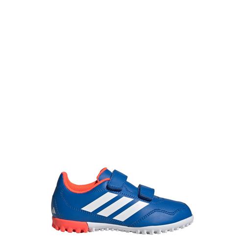 Rückansicht von adidas Youngstar Rise Kids Hockeyschuh Sneaker Kinder Bright Royal / Cloud White / Team Solar Orange