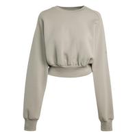 adidas Soft Lux Sweatshirt, locker geschnitten Sweatshirt Damen - Silver Pebble