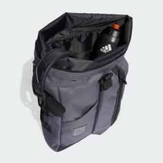 Rückansicht von adidas Rucksack adidas Utility Roll Top Rucksack Daypack Trace Grey