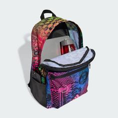 Rückansicht von adidas Rucksack adidas x Jeremy Scott Rucksack Daypack Multicolor / Lucid Pink