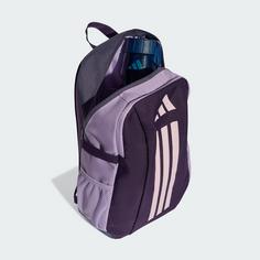 Rückansicht von adidas Rucksack Power Kids Rucksack Daypack Kinder Aurora Plum / Powder Plum / Clear Pink