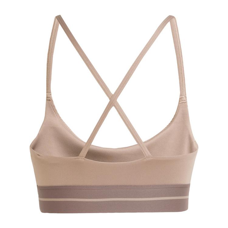 adidas adidas Hyperglam Rib Sport-BH BH Damen - Chalky Brown / Earth Strata - 0 | SportScheck
