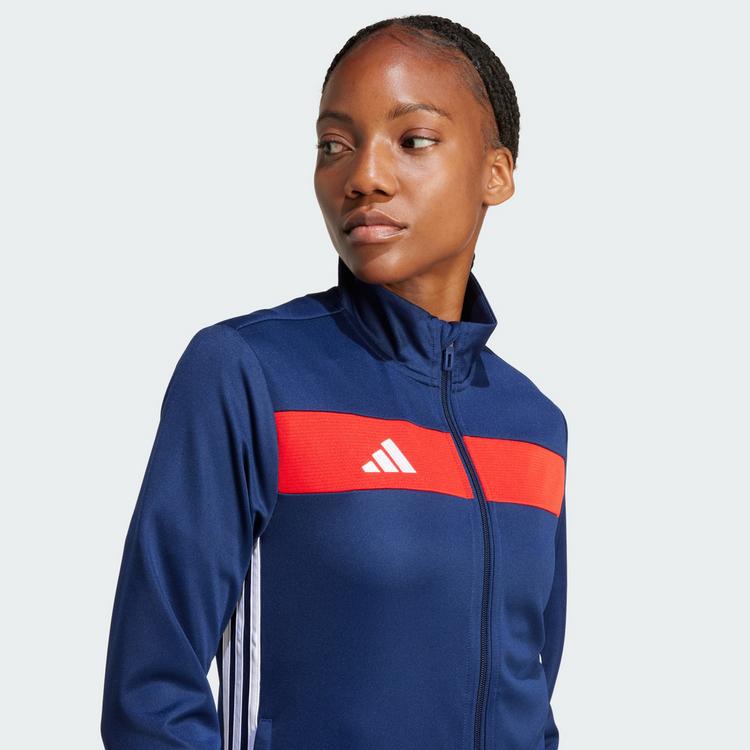 adidas adidas Tiro 25 Essentials Trainingsanzug Trainingsanzug Damen - Team Navy / Red - 0 | SportScheck