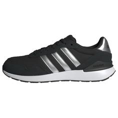 adidas Run 60s 4.0 Schuh Sneaker Damen Core Black / Silver Metallic / Cloud White