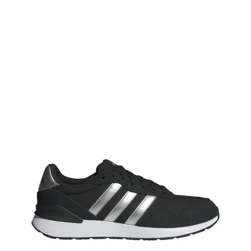 Rückansicht von adidas Run 60s 4.0 Schuh Sneaker Damen Core Black / Silver Metallic / Cloud White