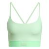 adidas Hyperglam Rib Sport-BH BH Damen - Semi Green Spark / Lime Burst