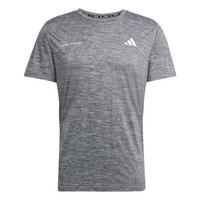 adidas Own The Run Melange T-Shirt Funktionsshirt Herren - Black / Grey Three Mel