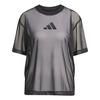 adidas Soft Lux Mesh T-Shirt T-Shirt Damen - Black