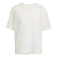 adidas Soft Lux Mesh T-Shirt T-Shirt Damen - Off White