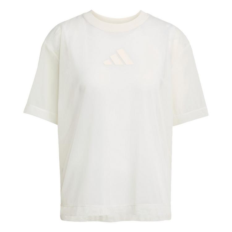 adidas adidas Soft Lux Mesh T-Shirt T-Shirt Damen - Off White - 0 | SportScheck