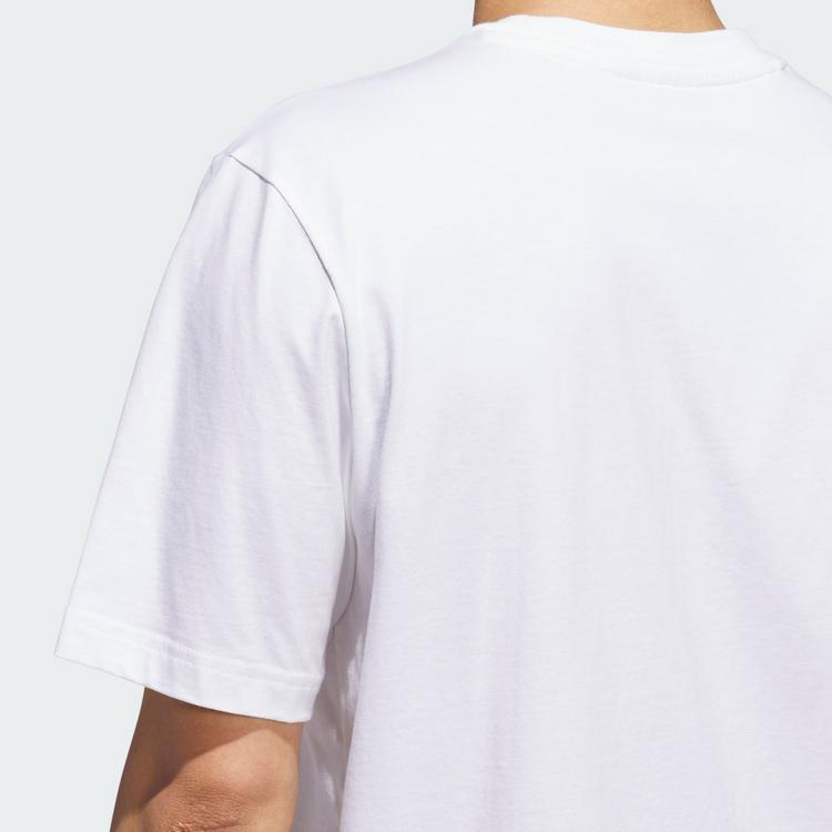 adidas adidas adidas Basketball Graphic T-Shirt Basketball Shirt Herren - White - 1 | SportScheck