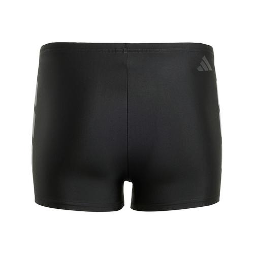 Rückansicht von adidas Big Bars Kids Boxer-Badehose Badeshorts Kinder Black