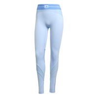 adidas Hyperglam Rib 1/1 Leggings Leggings Damen - Glow Blue / Blue Fusion